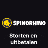 Storten en uitbetalen bij Spinorhino